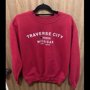 Traverse City Michigan Crewneck